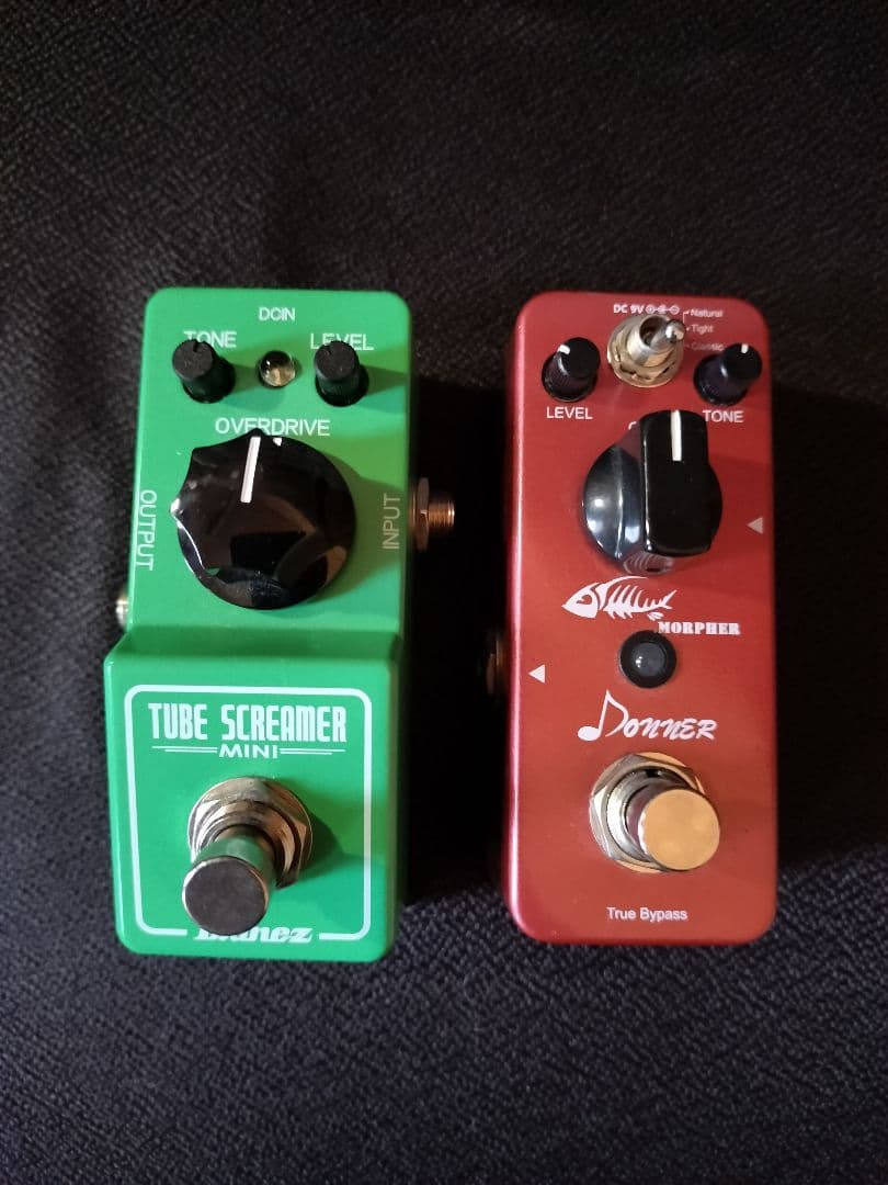 ギター Ibanez TS mini / Donner Morpher