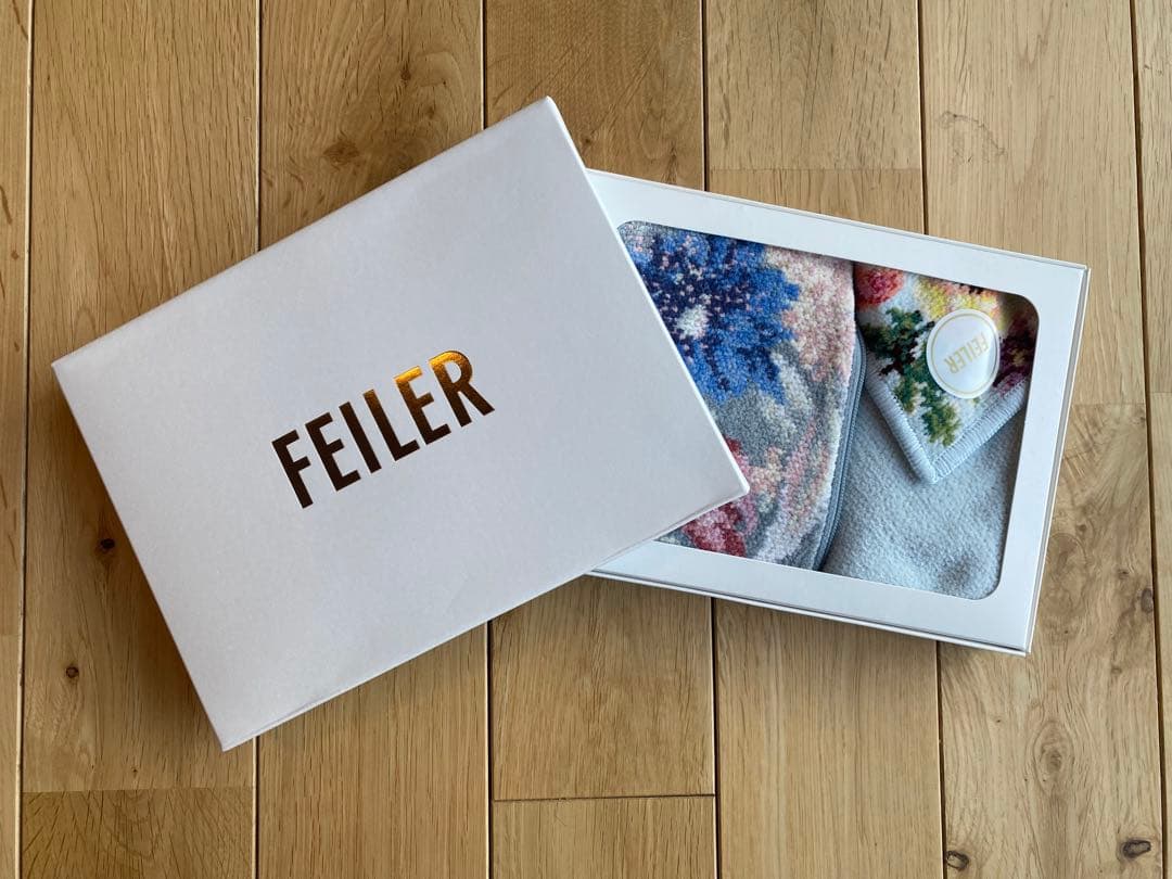 FEILER フェイラー　ハンカチ　ポーチ ギフトセット　花柄