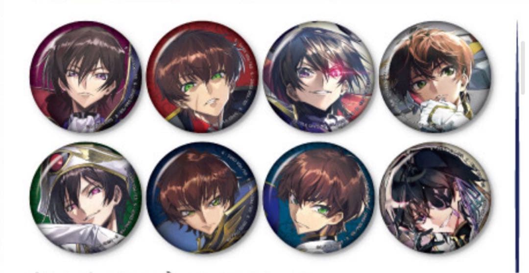 コードギアス 缶バッジ ツリービレッジ ルルーシュ スザク