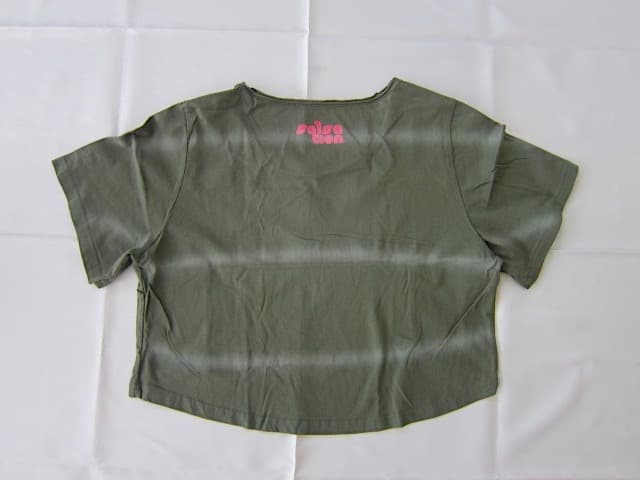 衣類08／Mサイズ：salsationサルセーション　ルーツ　クロップドTシャツ