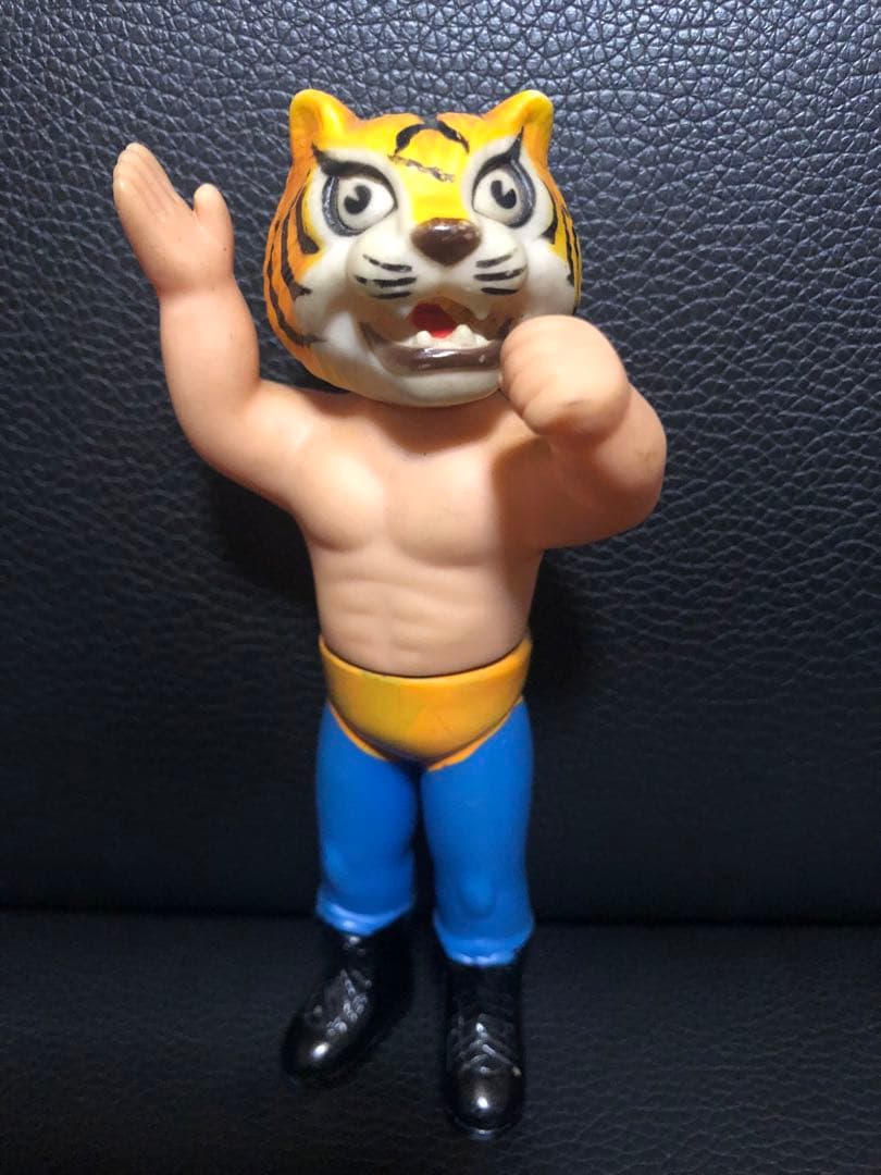 タイガーマスク ソフビ 当時物　中嶋製作所　ミニソフビ