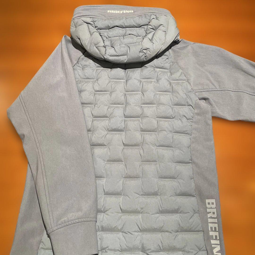 BRIEFING ハイブリッドダウンジャケット フード付き