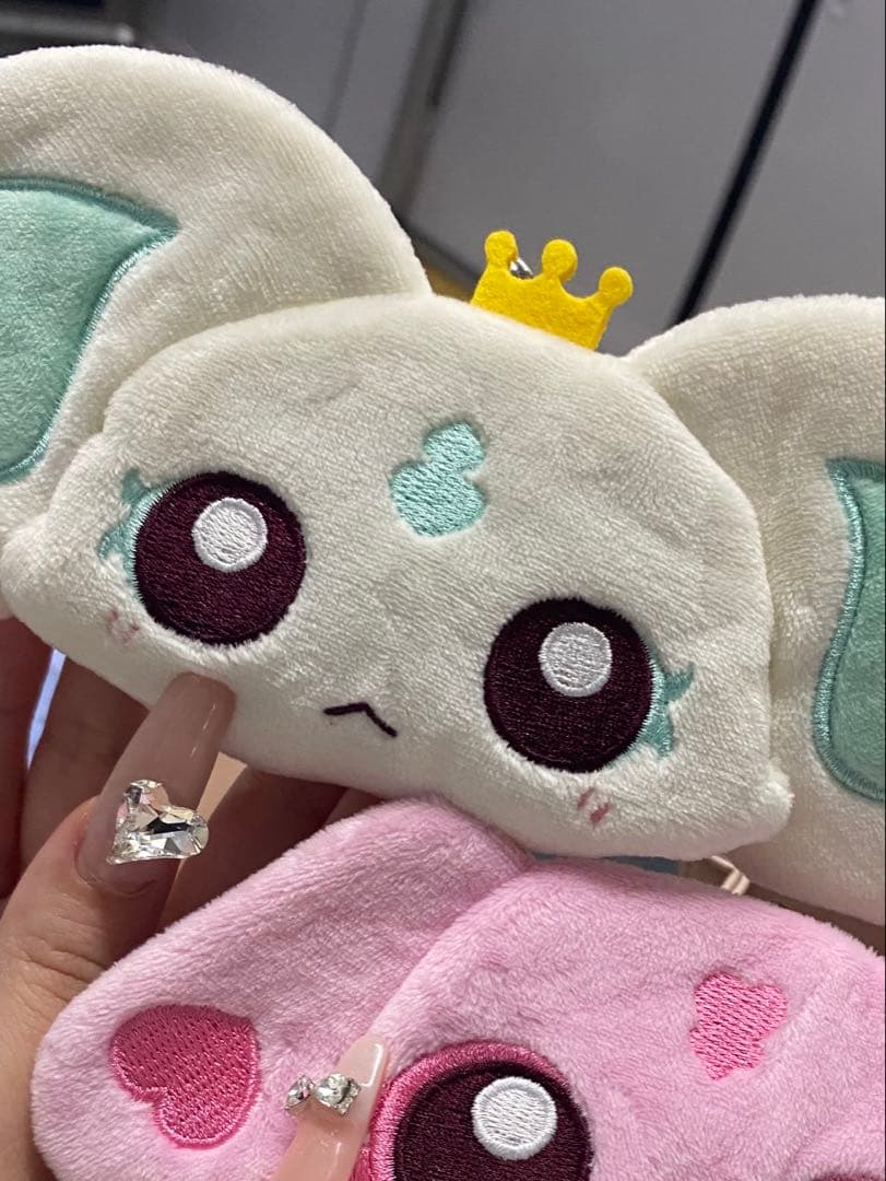 エレファント型ぬいぐるみキーホルダー2個セット