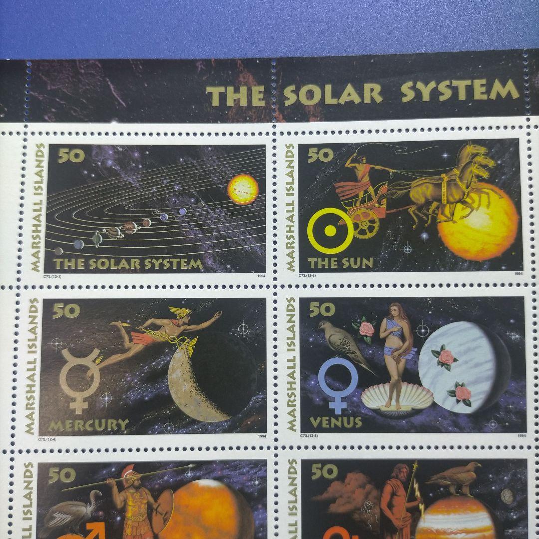 4644 外国切手 マーシャル諸島 1994年 太陽系 神話と星座等 シート