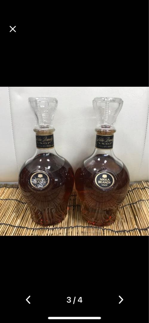 50年前の　ニッカウヰスキー＆　珍品ニッカブランデーアランビックＸＯ