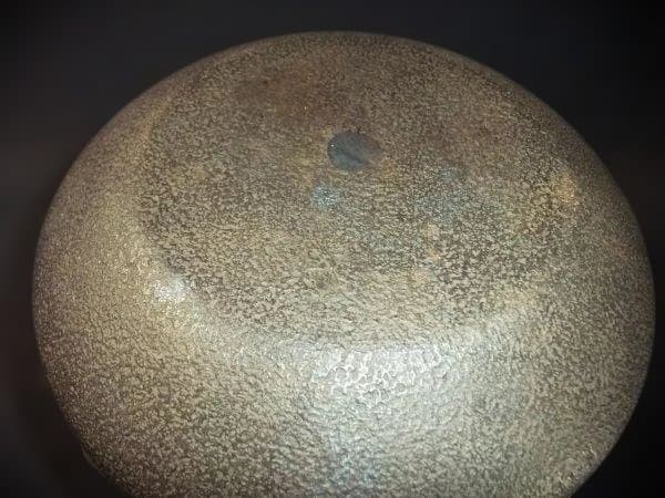 茶釜 万代屋釜 釜師「西向竹軒」作 西向竹軒 鉄製 風炉釜 鉄釜