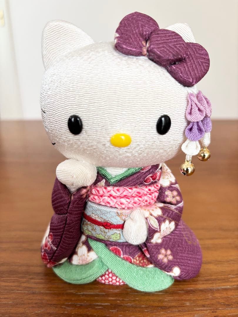 【新品】招き猫　キティー　キティーちゃん　舞妓　コラボ人形　柿沼東光