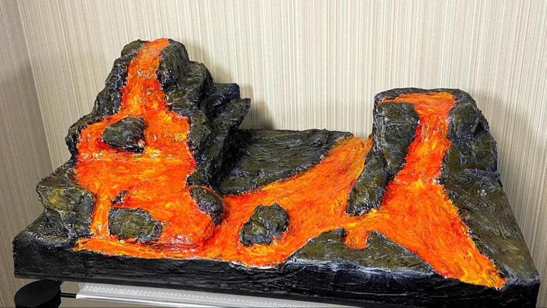 ジオラマベース 260201 火山　Diorama モンハン　ガンプラ　台座