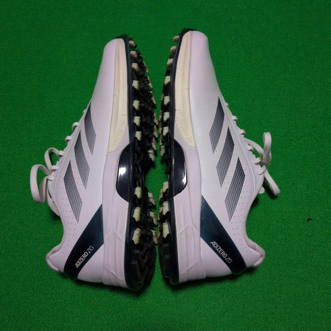 アディダス Adizero ゴルフシューズ ホワイト