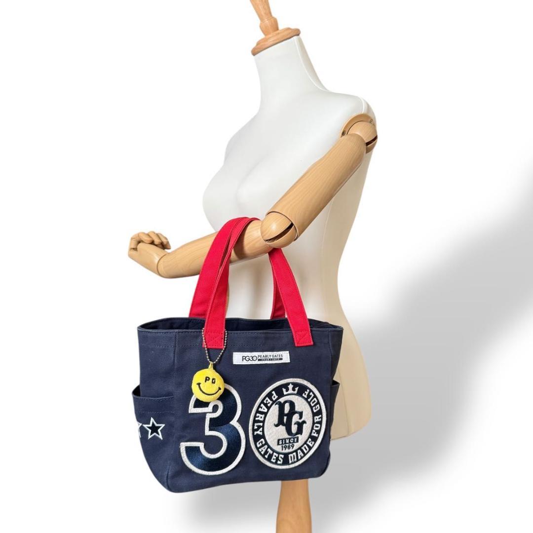 AG14【美品】　パーリーゲイツ　ミニゴルフバッグ　トートバッグ　30周年記念