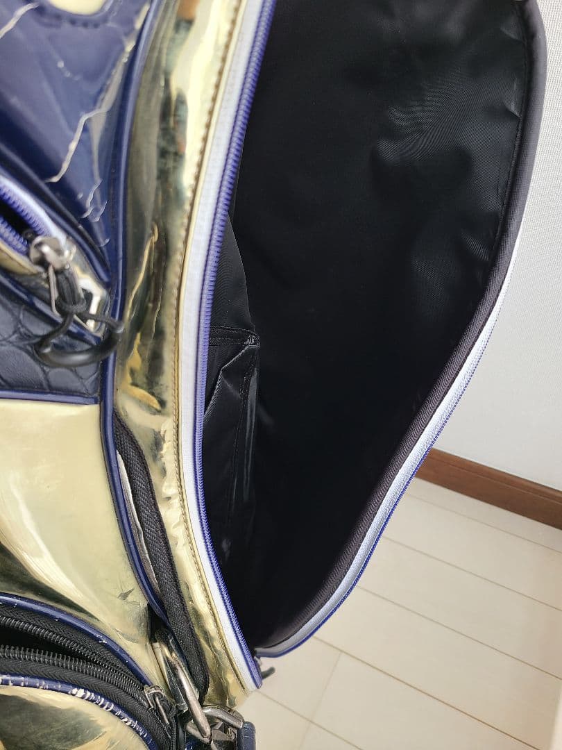 値下げ中!!【限定クロコ柄】エリートグリップ★スタンドキャディバッグ★