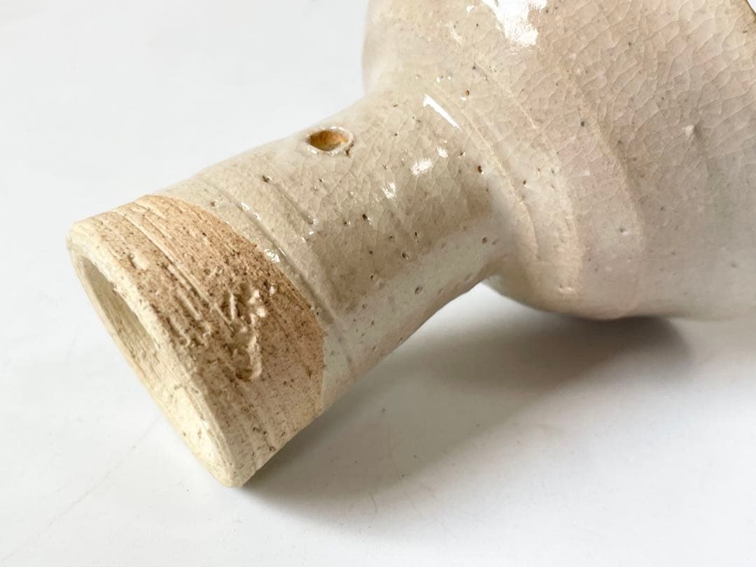 陶芸家　人間国宝　十代　三輪休雪　萩焼　馬上杯　杯　酒盃　酒器　共箱