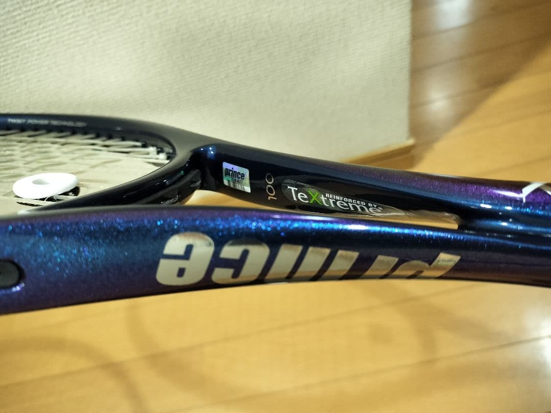 現行　Prince X エックス100 テニスラケット 右利き用