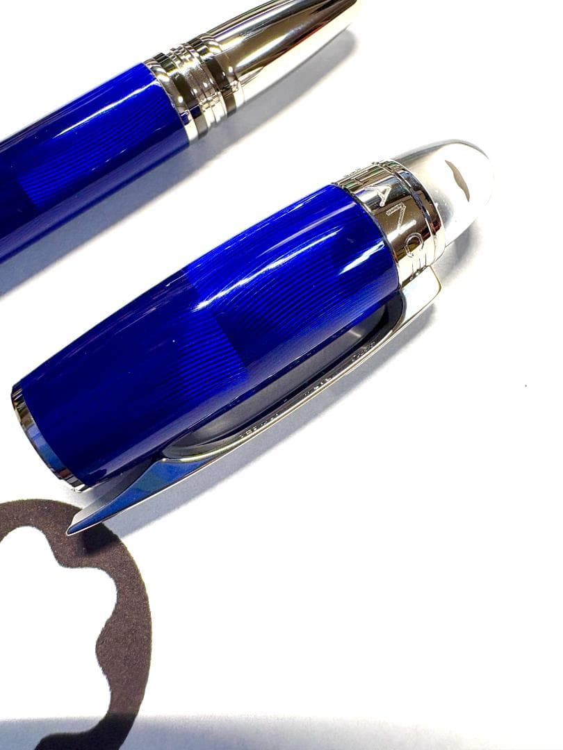 306.モンブラン　スターウォーカークールブルー　ファインライナー 　極美品