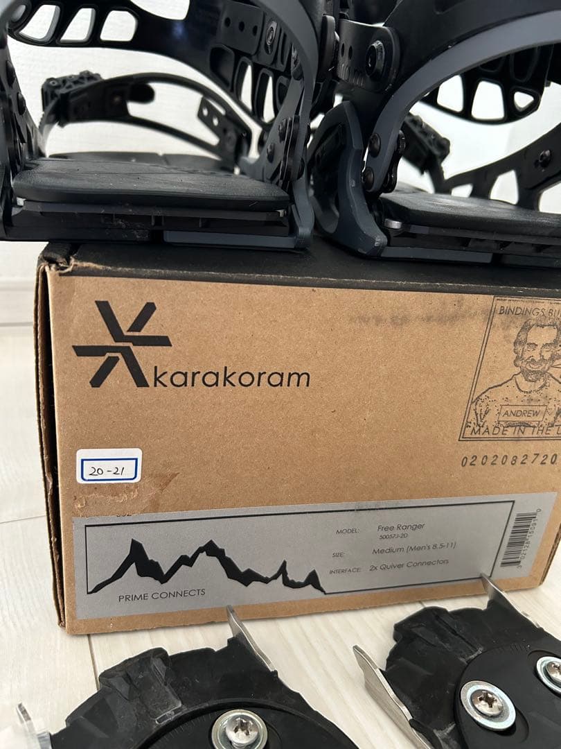 Karakoram Prime Connects ビンディング ブラック