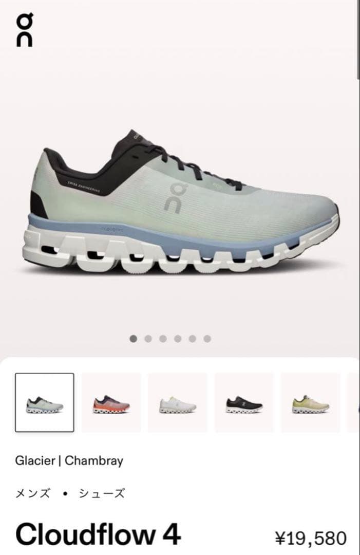 On Cloudflow 4 クラウドフロー4 28.5cm