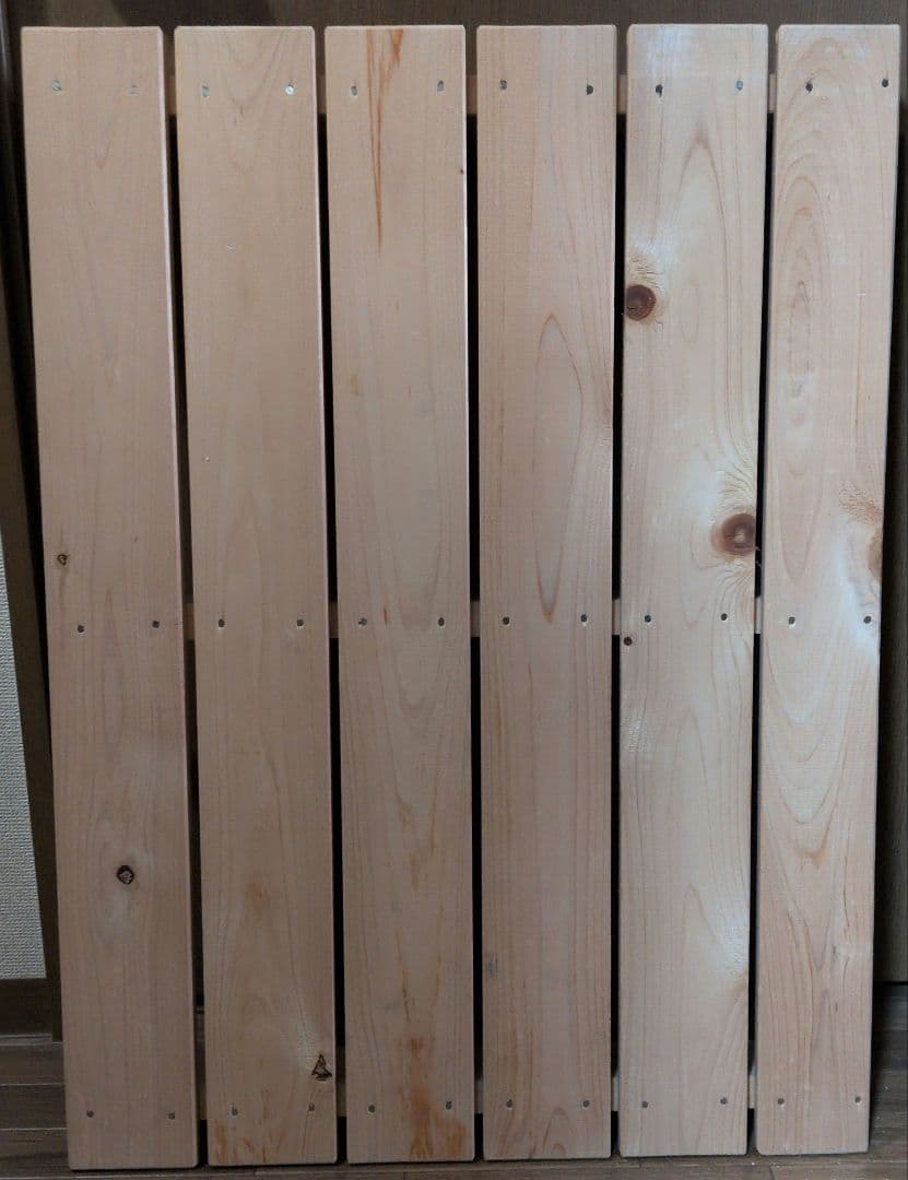 未使用　オーダー品　すのこ大小　２枚