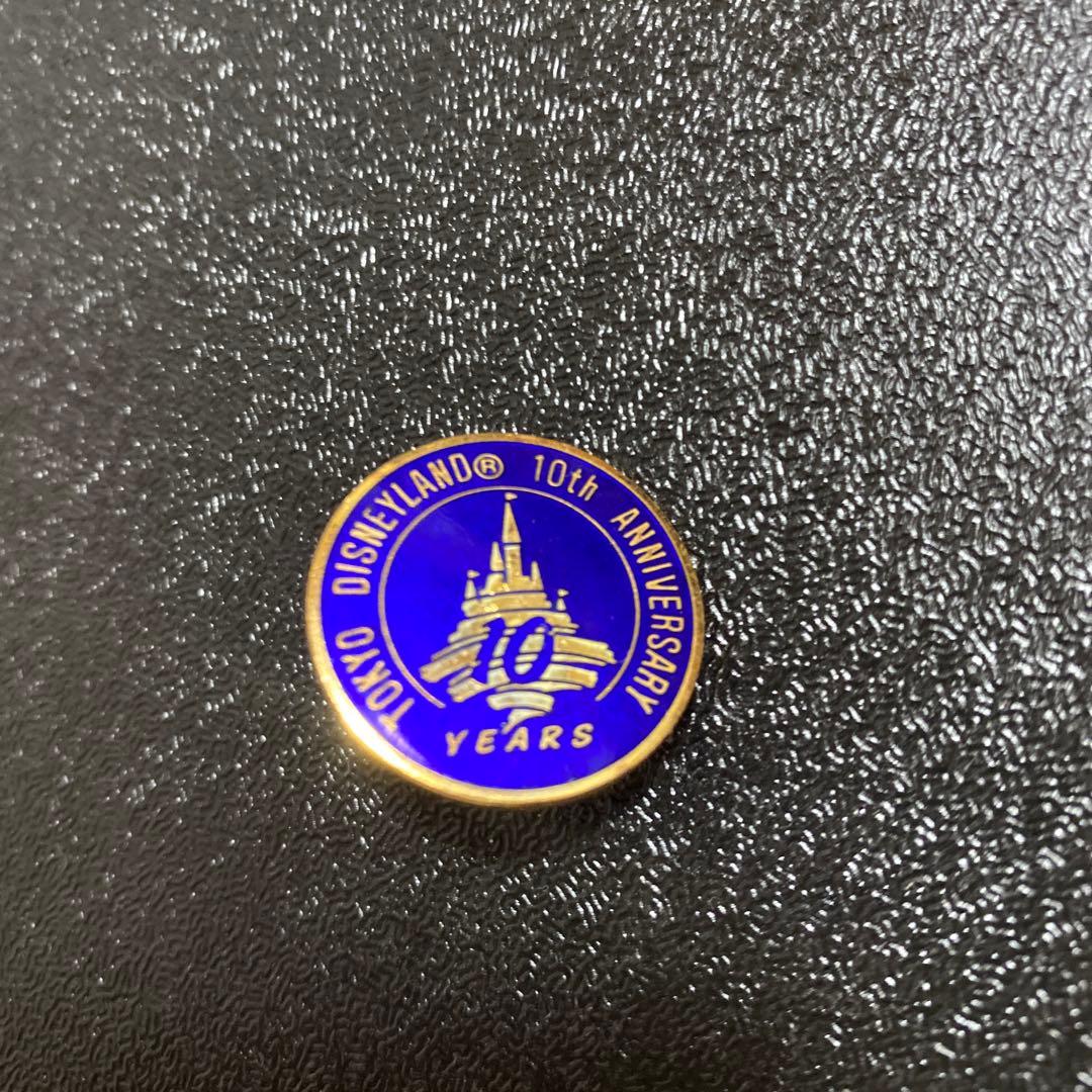 東京ディズニーランド TDL 10周年記念 ピンバッジ　ピンズ　限定　ディズニー