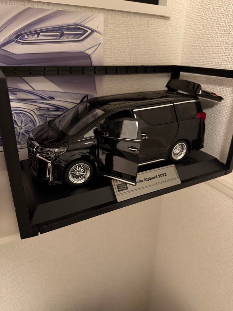 値下げ不可トヨタ アルファード 2023 ミニカー　1/18