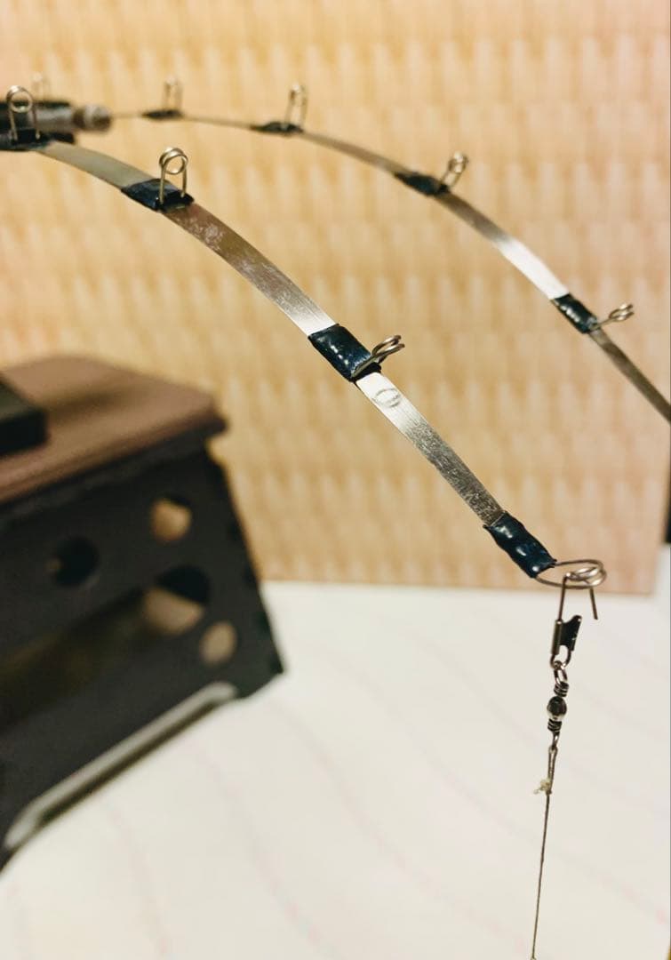 オススメ　 氷上ワカサギ釣り　ステンレス穂先　２本　　250ミリ