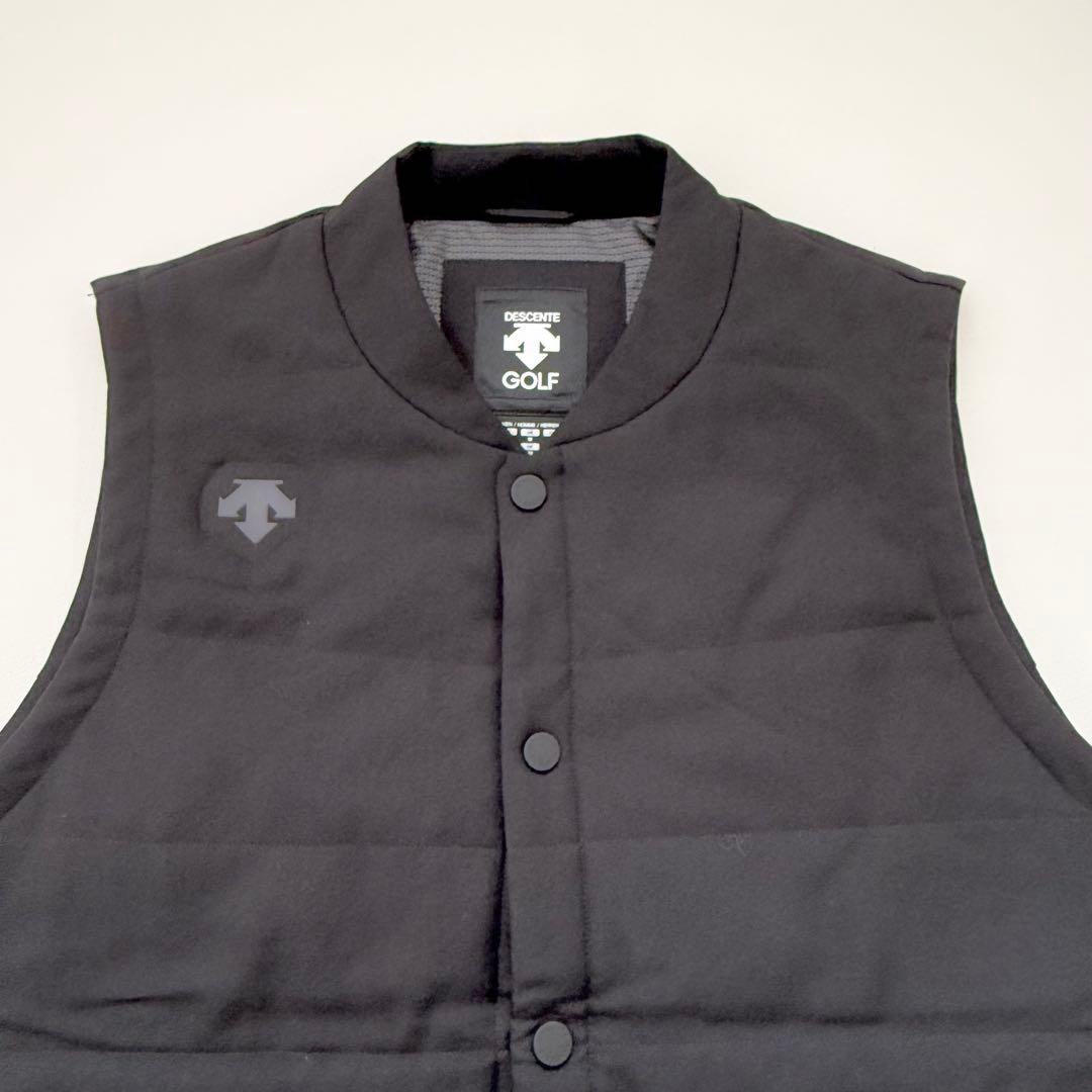 DESCENTE GOLF モバイルサーモリサイクル中わたベスト L ブラック