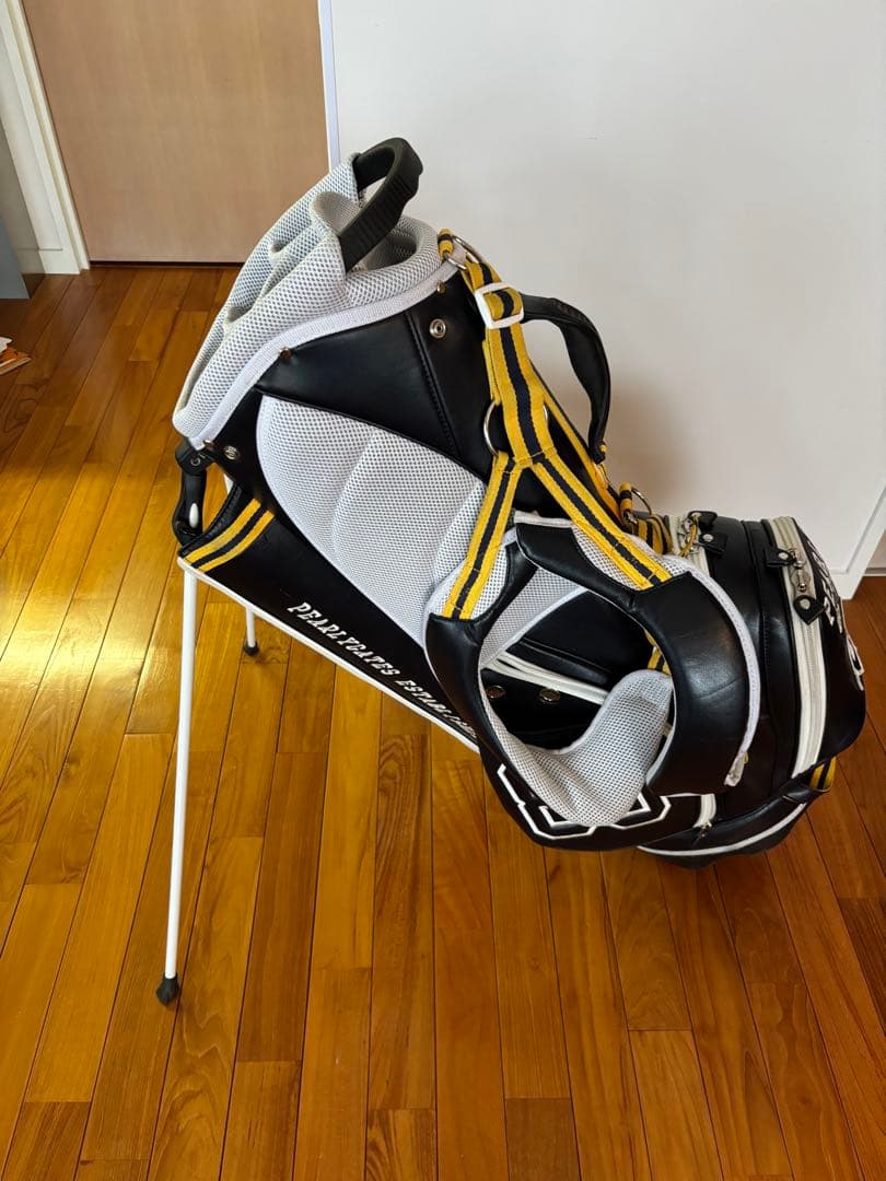 PEARLY GATES ゴルフバッグ ネイビー×イエロー