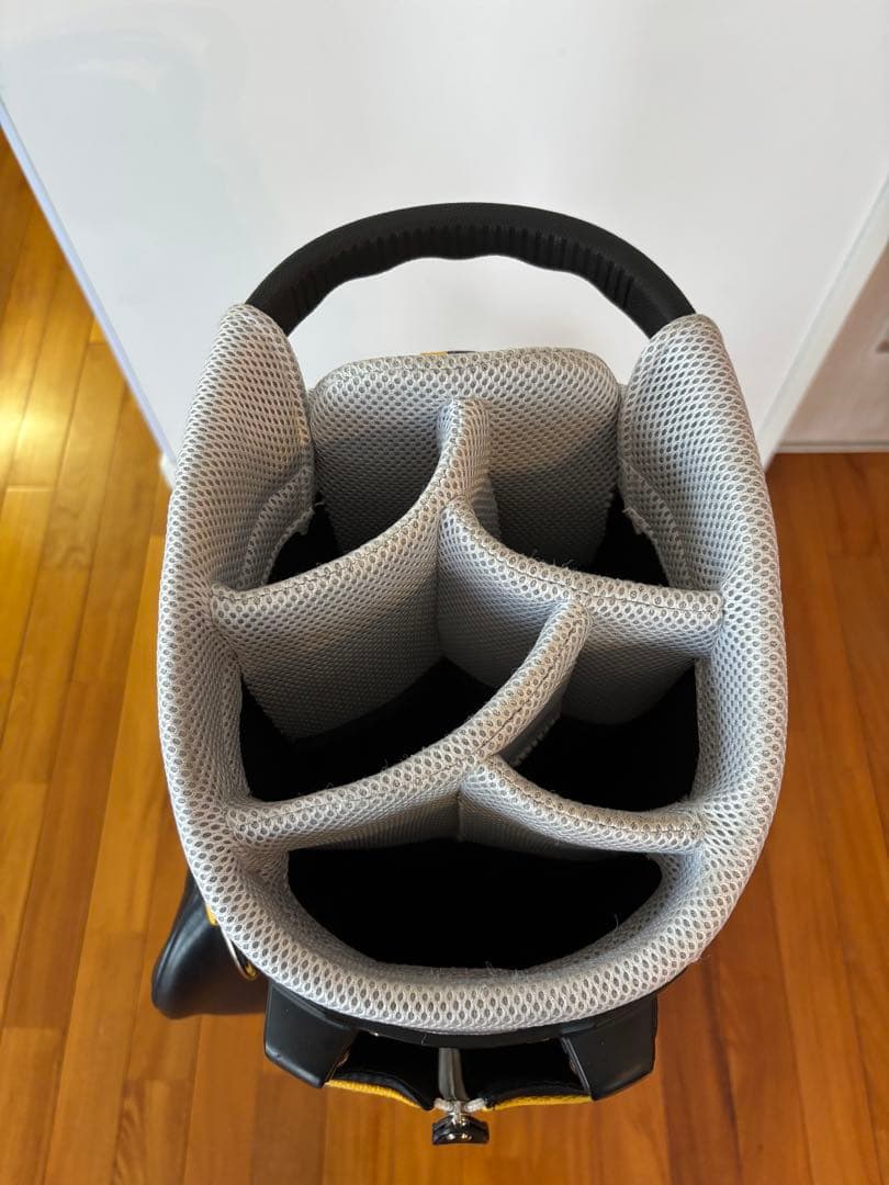 PEARLY GATES ゴルフバッグ ネイビー×イエロー