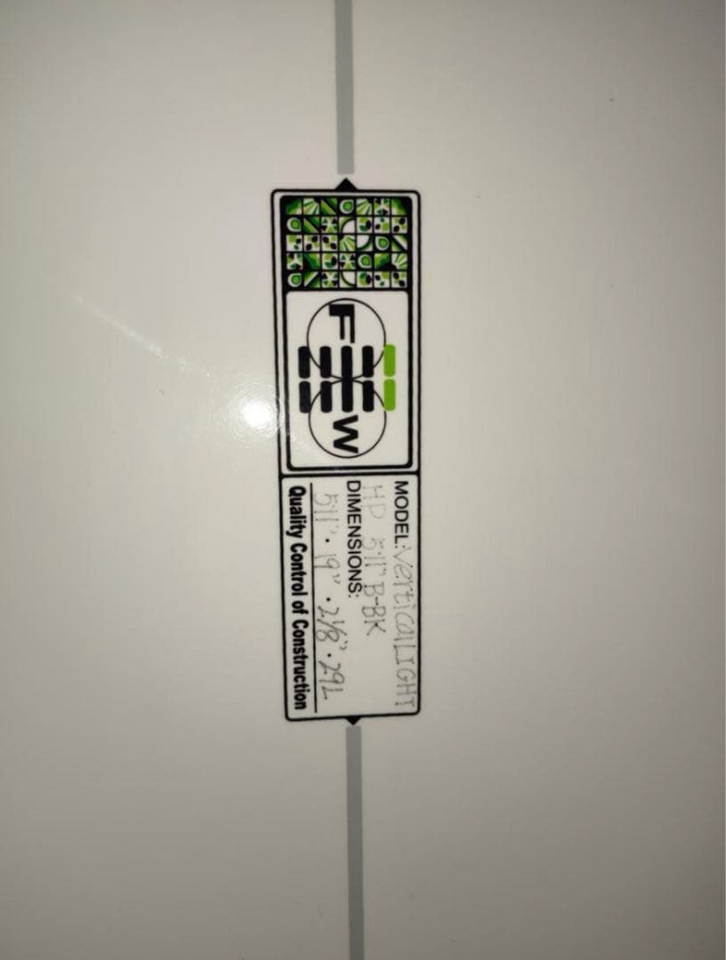 Three Weather Vertical ショートボード 小波 フィン付き