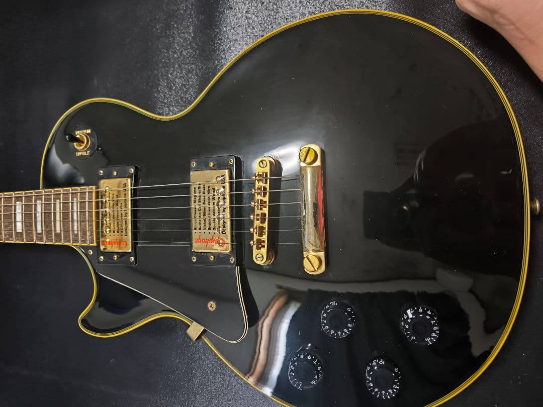 【レフティー】Epiphone Les Paul Custom Pro ブラック