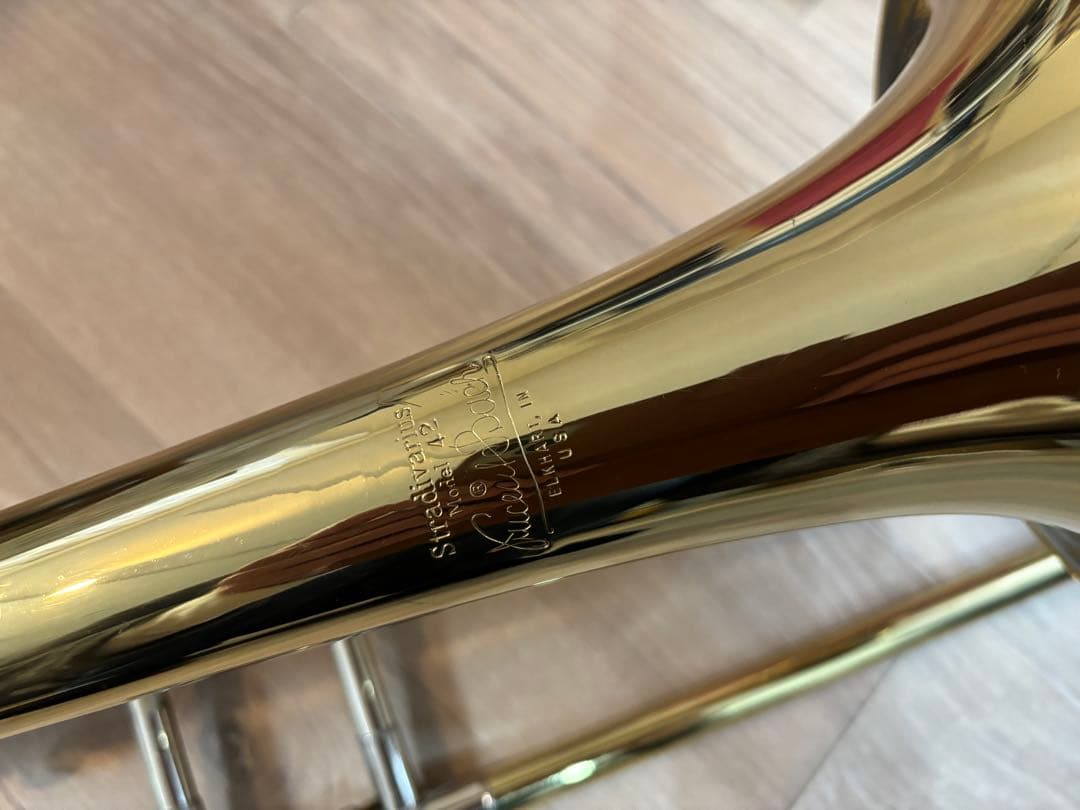 Bach 42 テナーバストロンボーン F管付 オープンラップ 要調整