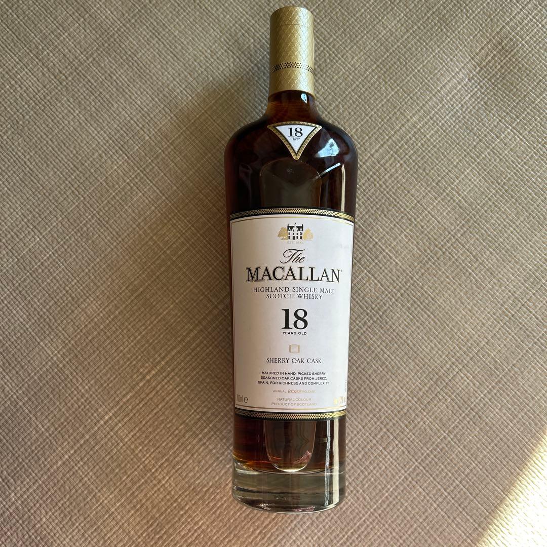 The Macallan 18年 シェリーオークカスク 700ml