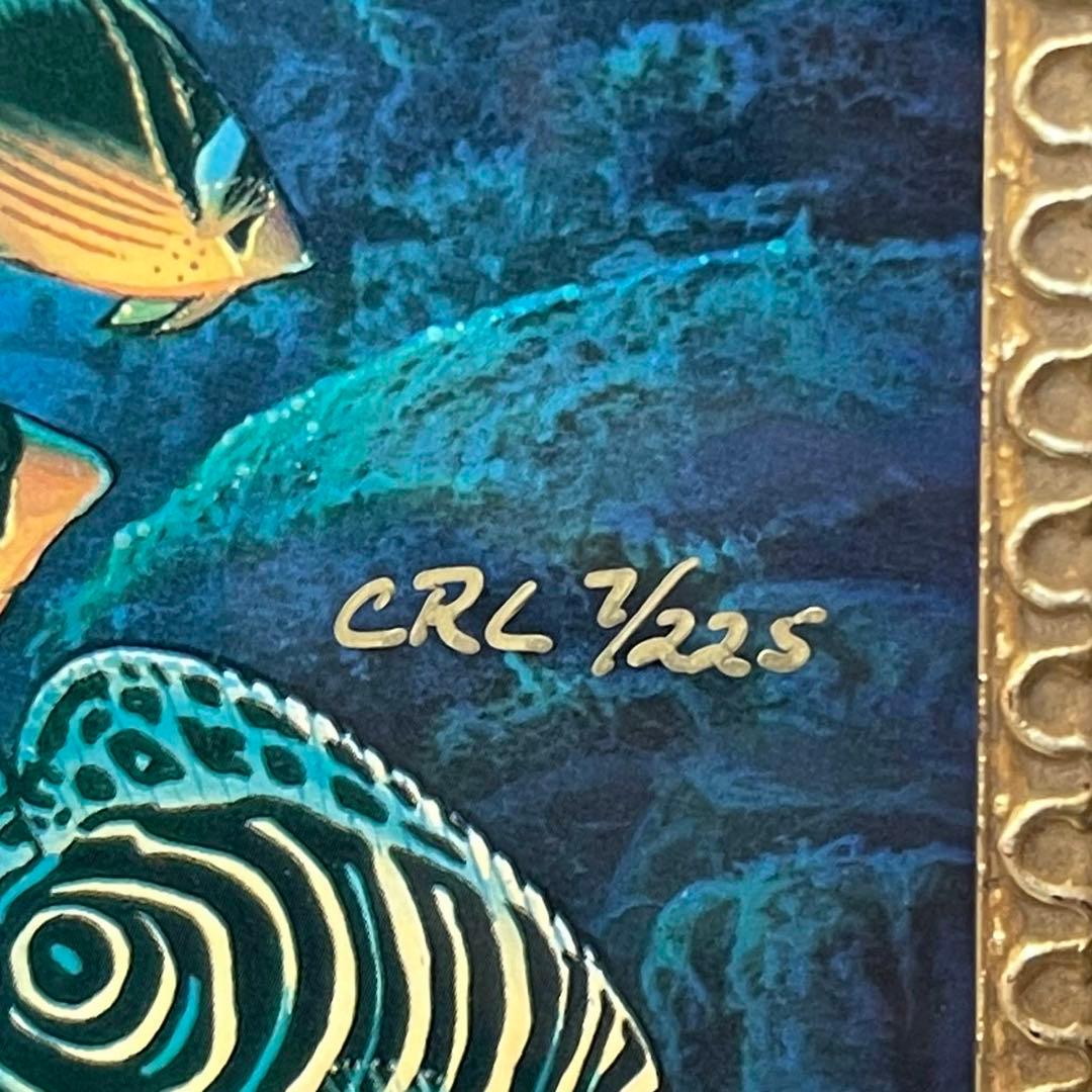 【あの頃欲しかった!世界限定225ラッセン】Lassenサイン入りキャンバス額装