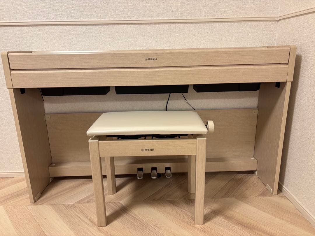 ヤマハ　YAMAHA　電子ピアノ ホワイトアッシュ