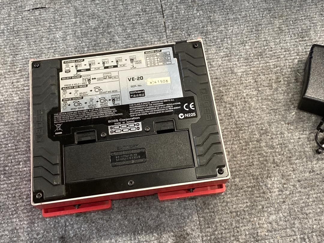 BOSS VE-20 Vocal Performer ボーカル　エフェクター