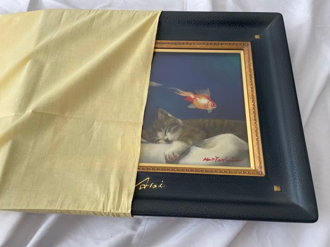 八代亜紀　絵画　油彩F4サイズ　夢の中で