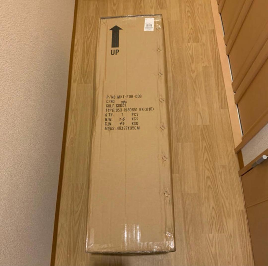 MASTER BUNNY EDITION キャディバック 総柄プリント　黒