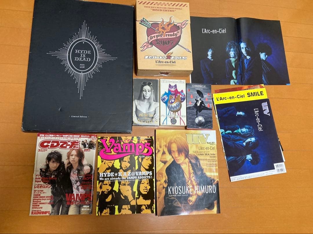 未開封 HYDE IS DEAD まー火 FC限定写真集 ラルク ビデオセット