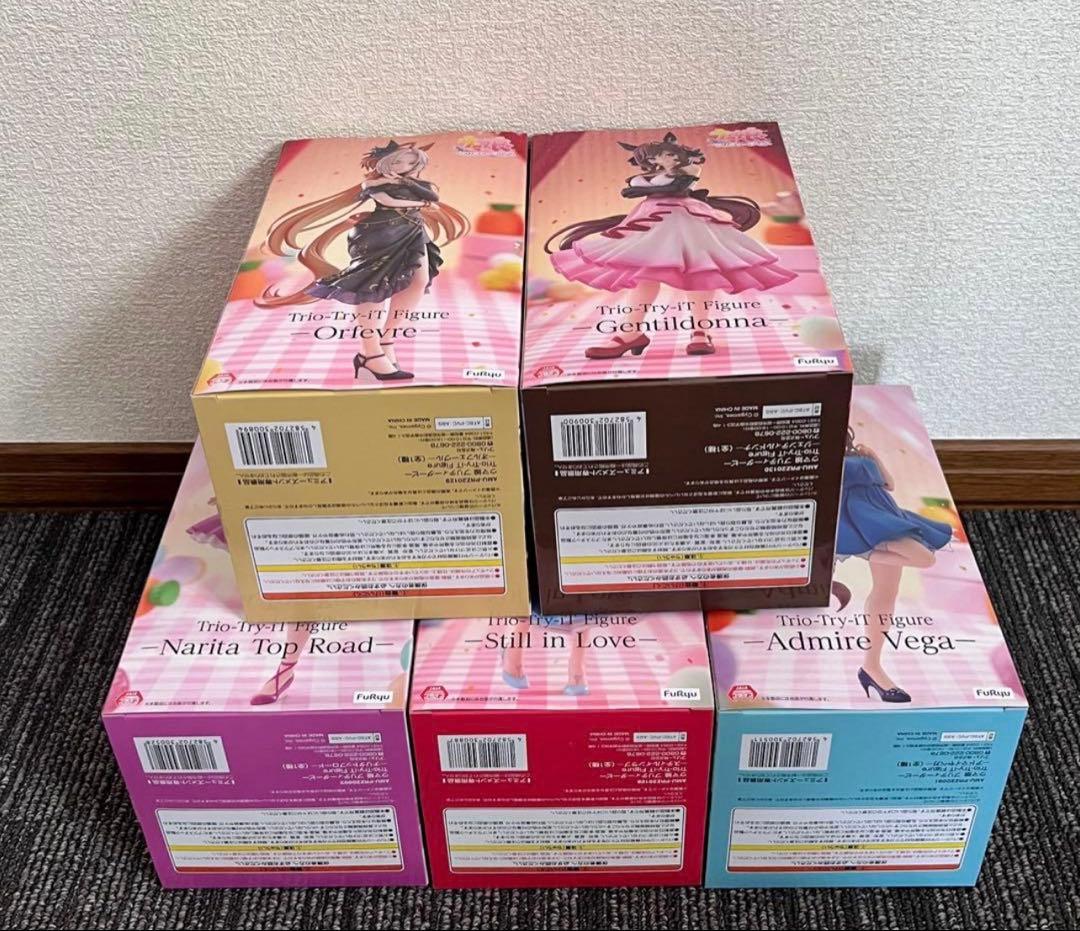 ウマ娘プリティーダービー　フィギュア　Trio Try Figure 5体セット
