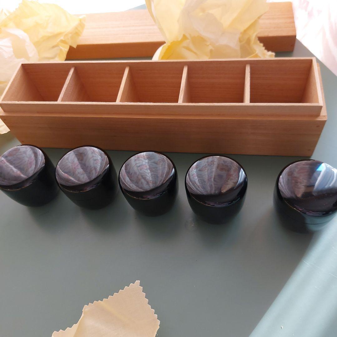 茶道具　茶歌舞伎用棗　木製　七事式　未使用品