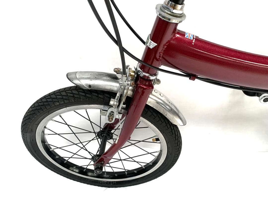 【即乘】送料無料MINI折り畳み自転車 SHIMANO 6速16インチ ミニベロ