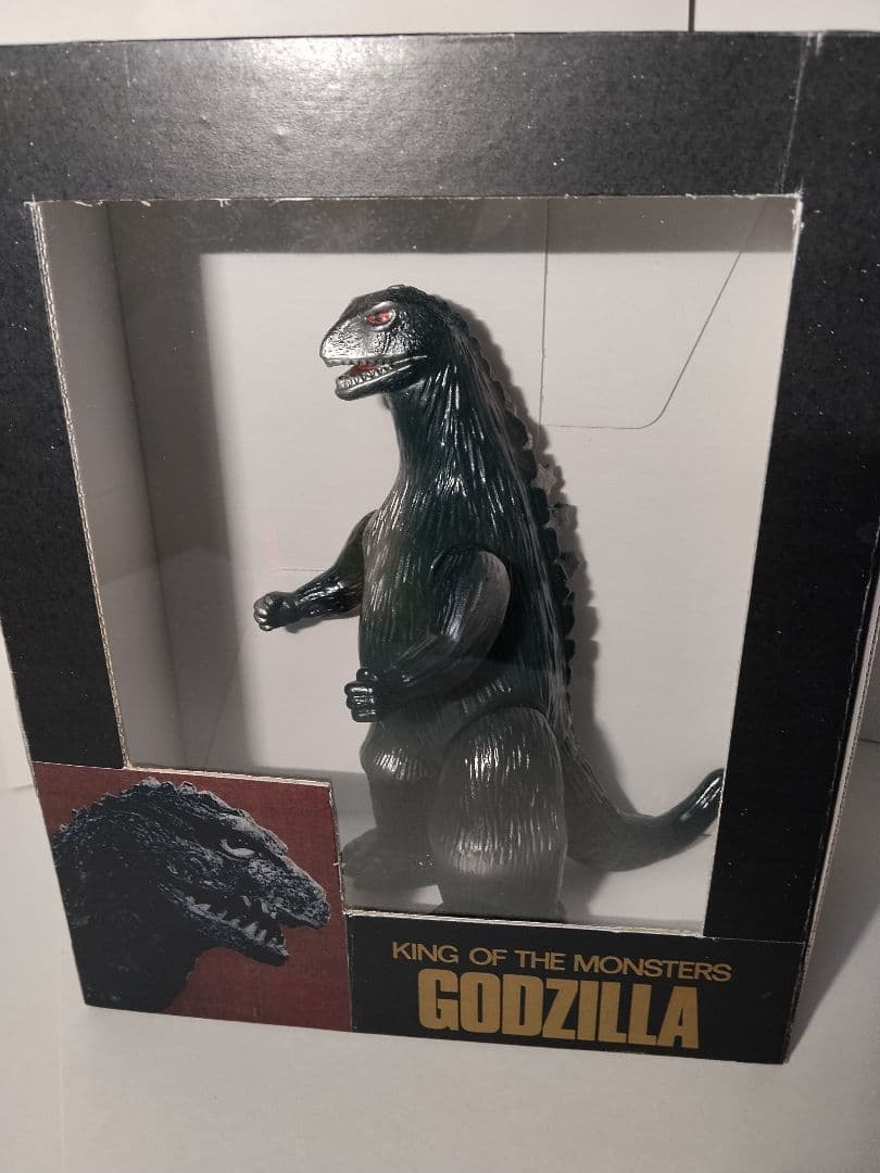 バンダイ、ブルマアク復刻版ソフビ、ゴジラ