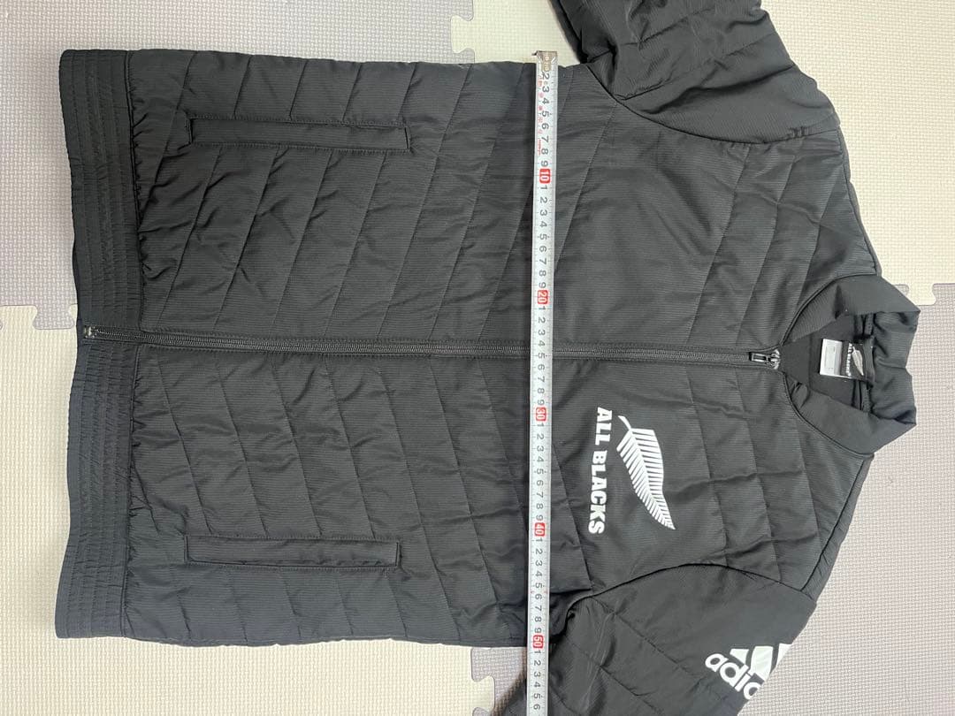 ALL BLACKS 黒 ジップアップジャケット　adidas