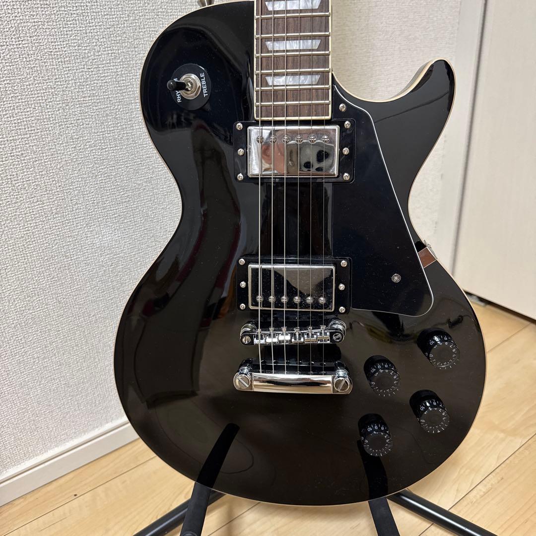 ほえサマ☆ Playtech ブラック エレキギター レスポールタイプ