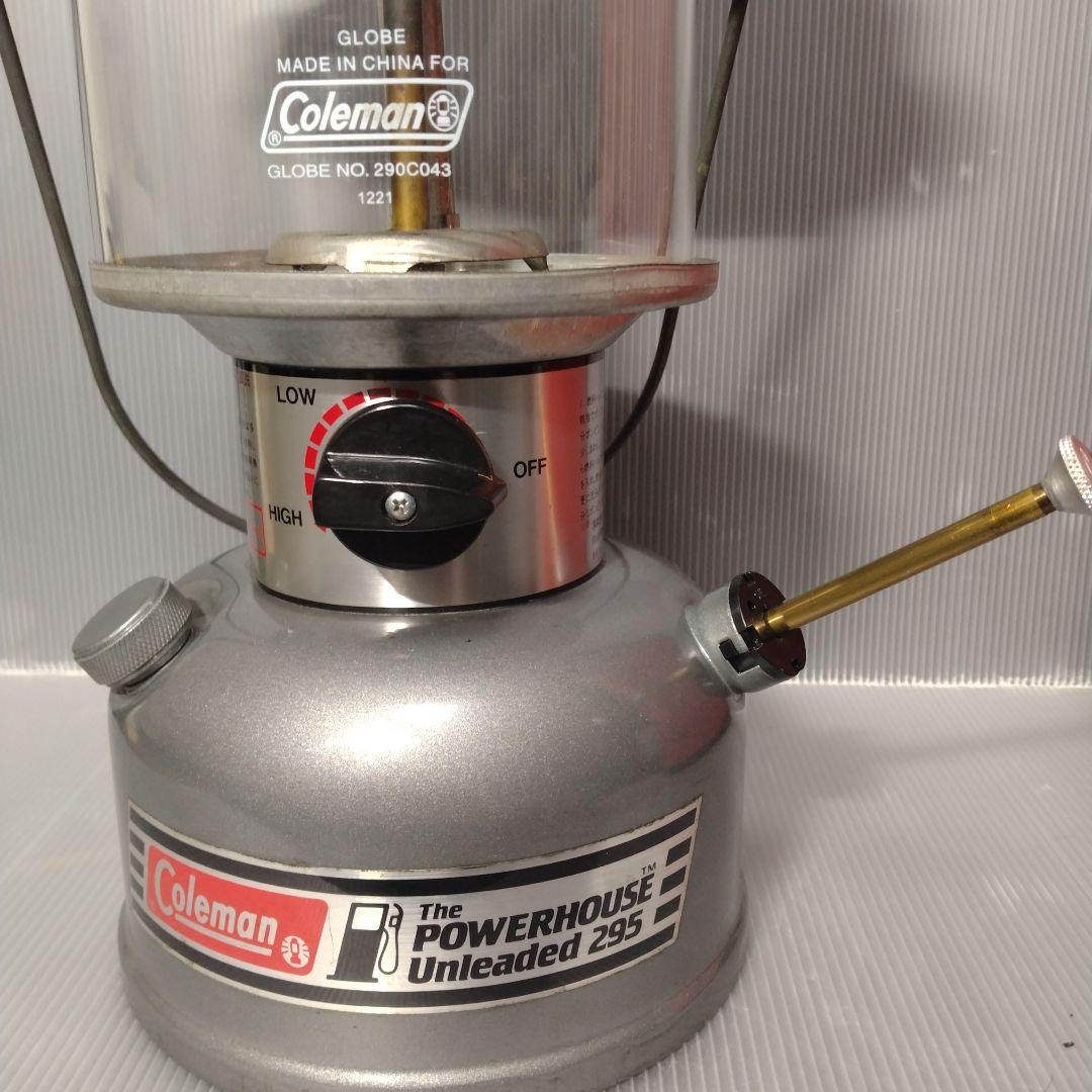 希少旧もみの木ケース付Coleman unleaded295ツーマントルランタン