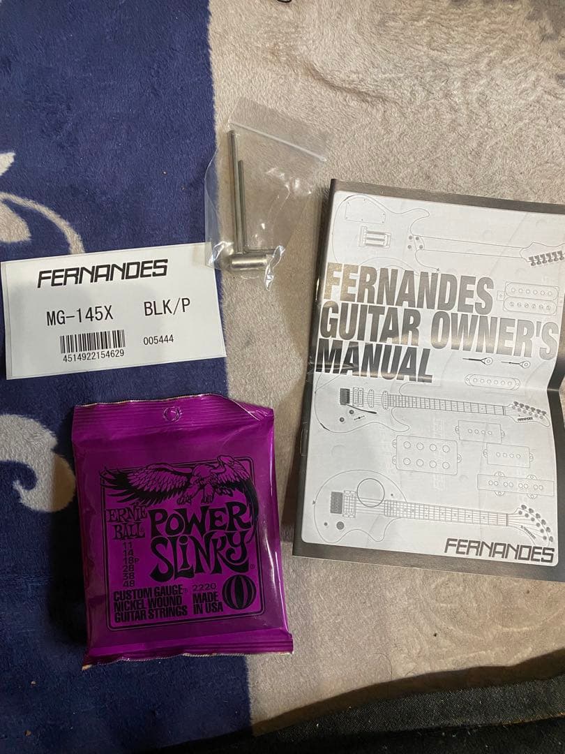 hideギターサイケモデル　 ワンタッチスタンド、新品弦、オーナーマニュアル