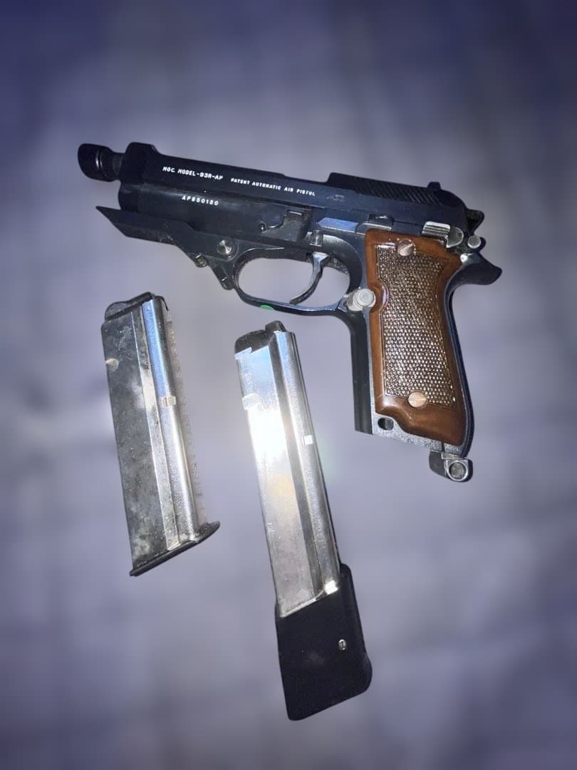 MGC M93R 固定スライドガスガン カスタム品 可変ホップアップ付き