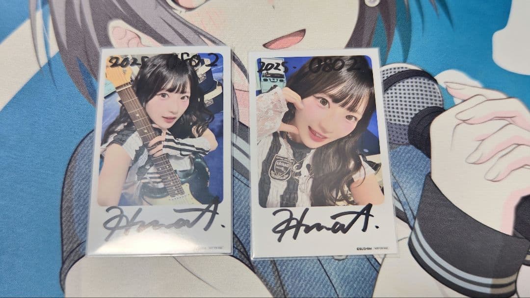 青木陽菜 BLUE TRIP 直筆サイン チェキ風フォトカード