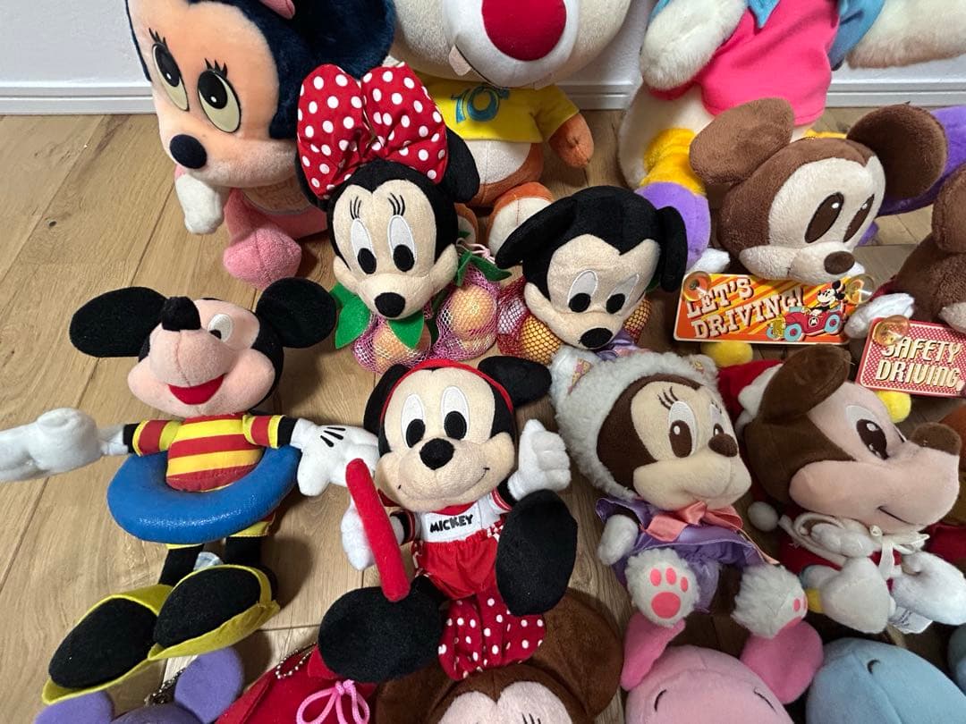 ディズニーキャラクター ぬいぐるみ レトロ