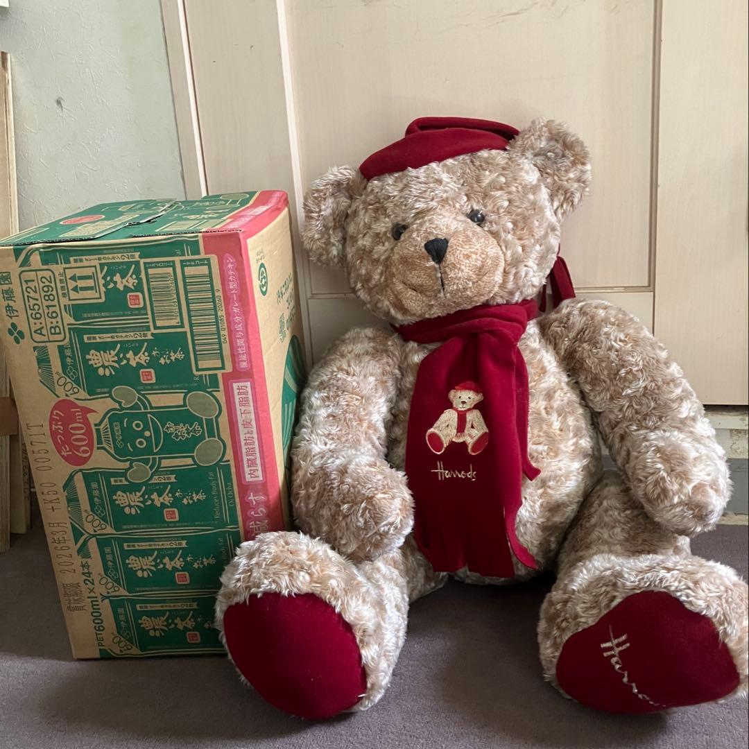 ★【Harrods】ハロッズ★1999年限定！特大＊テディベア　ぬいぐるみ★