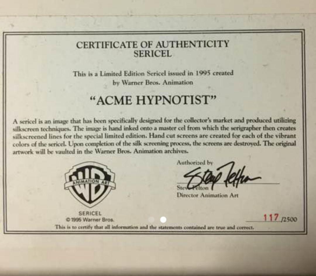 値下げ[激レア]　ロードランナー&ワイリーコヨーテセル画